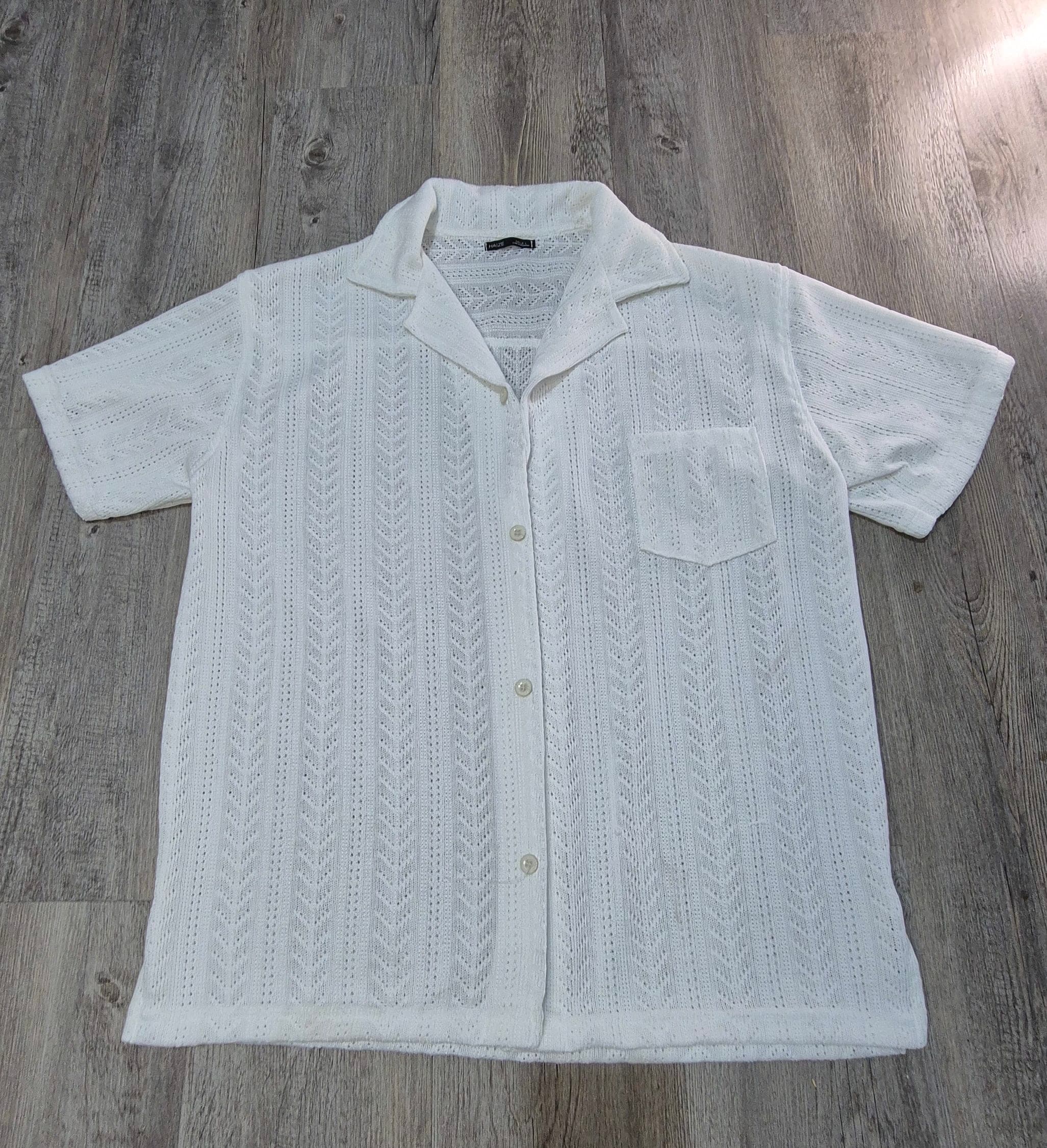 Camisa Blanca tejido